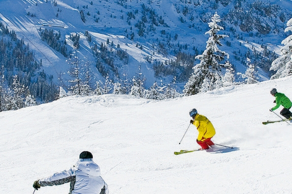 skiers in Austria