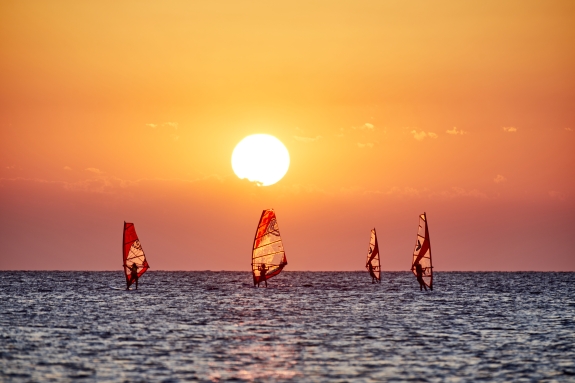 WIndsurfing at Levante Beach Club