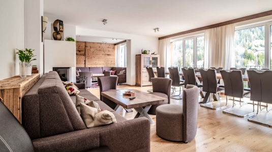 Lounge of the Neilson Chalet Gertrud Gabl in St Anton