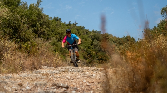 Mountain biker