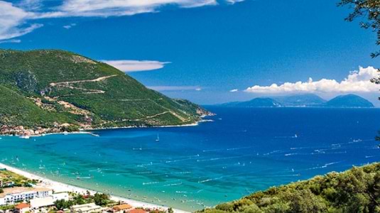 The Ionian islands and mainland