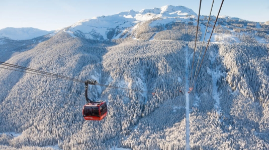 Peak 2 Peak Gondola in Whistler, Canada