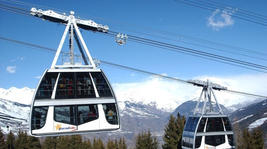 Vanoise Express in Paradiski, France 