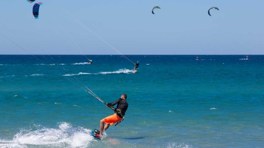 It's not the same as kitesurfing