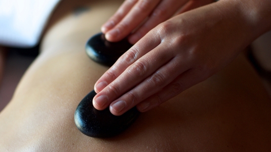 Hot stone massage
