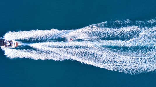 Wakeboarding at Messini Beachclub