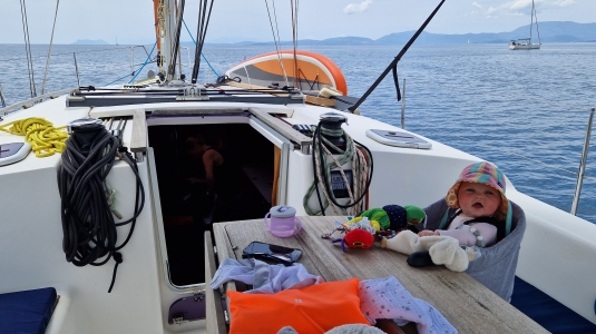 Sailing with a baby