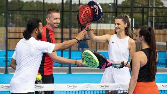 people playing padel