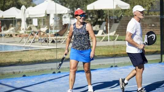 people playing padel