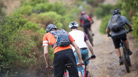 Mountain biking