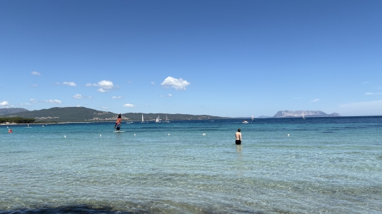 Clear blue sea