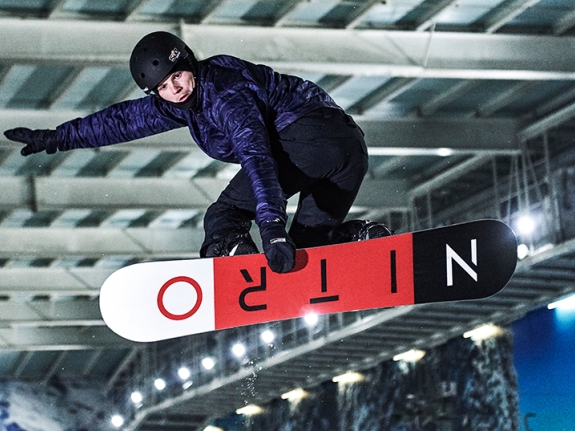 Team GB snowboarder Jamie Nicholls