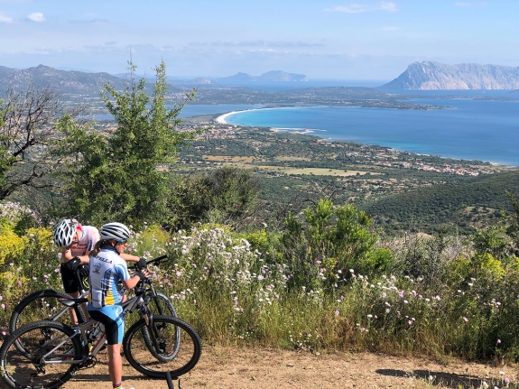 Aerial view of Sardinia