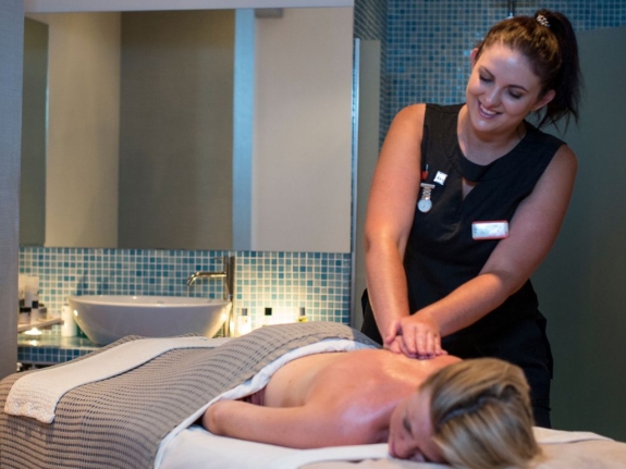 Staff member of the spa team