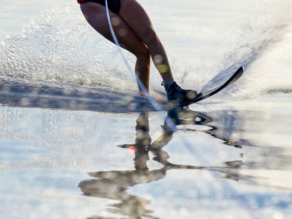 waterski reflection