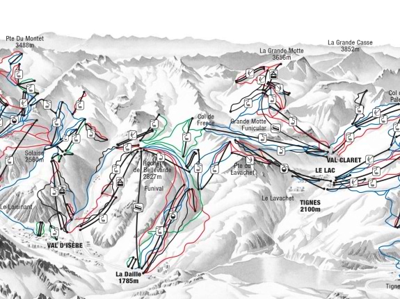 val d isere piste map