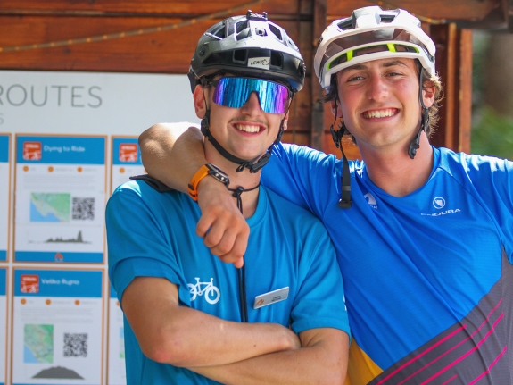 Neilson Mountain Biking team