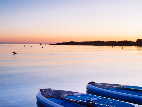 paddle boarding in SArdinia