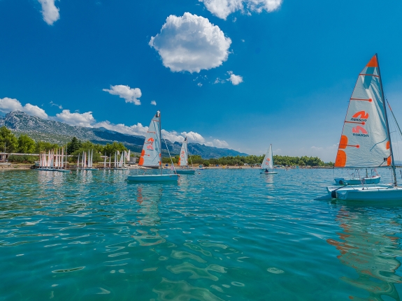 dinghy sailing in Croatia