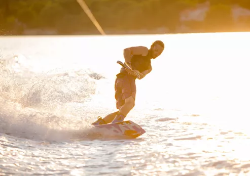 Wakeboarding at Alana Beach Club