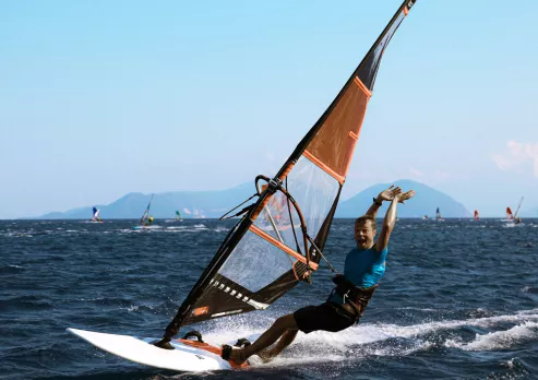 Windsurfing in Vassiliki