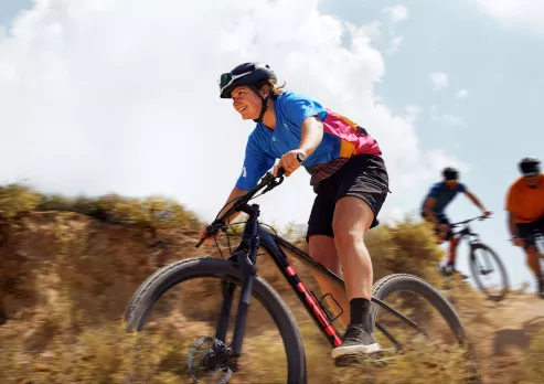 mountain biking