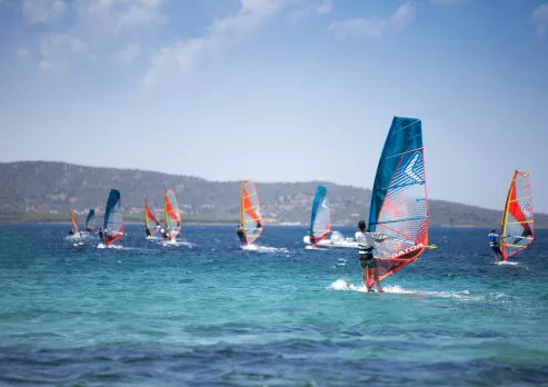 Windsurfing in Sardinia
