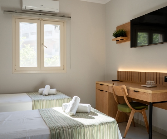 Cosmos twin room with no balcony