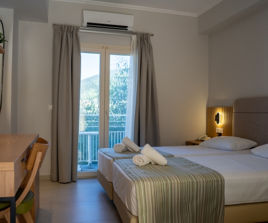 Twin room from family room
