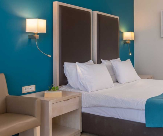 Double or twin room, allocated on arrival