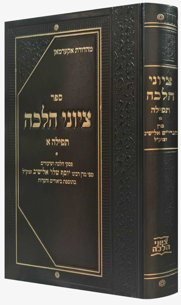 ציוני הלכה - תפילה חלק א