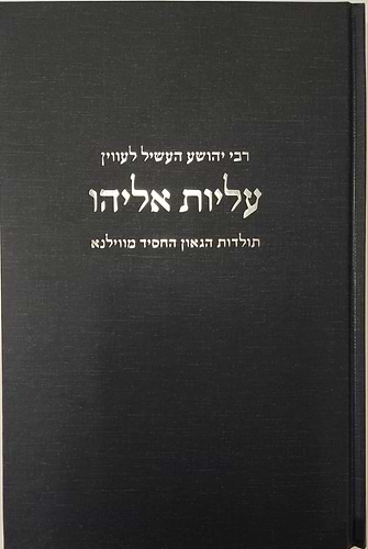 עליות אליהו - תולדות הגאון החסיד מווילנא