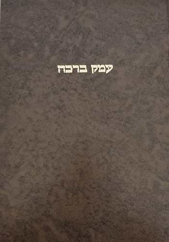 עמק ברכה / ר' אריה פומרנצ'יק זצ''ל
