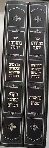 בתורתו יהגה ב' כרכים - חידושים וביאורים על פרשיות התורה