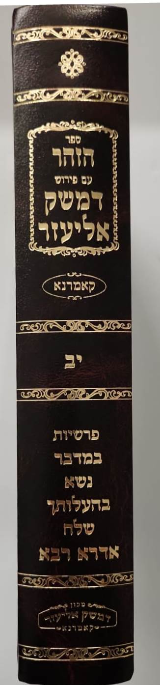 זוהר עם ביאור דמשק אליעזר - כרך יב' / רבי אליעזר צבי ספרין מקאמרנא