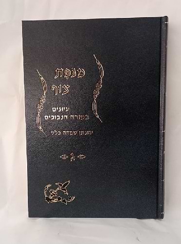 מנופת צוף - עיונים במורה נבוכים חלק ג' / הרב יונתן בלס