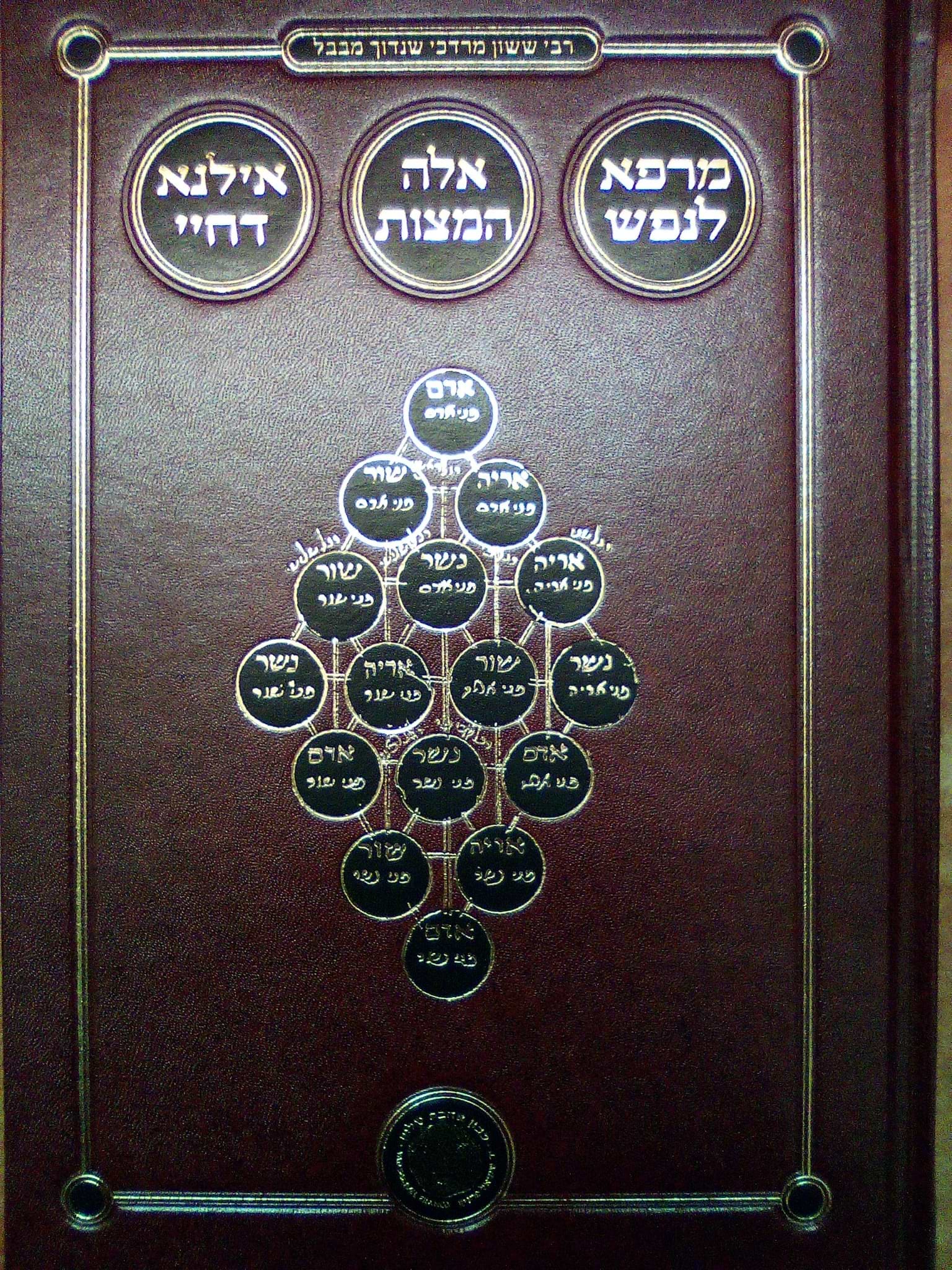 שלושה ספרים נפתחים - מרפא לנפש אלה המצות אילנא דחיי / רבי ששון מרדכי שנדוך מבבל