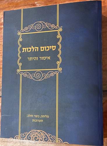 סיכום הלכות - איסור והיתר