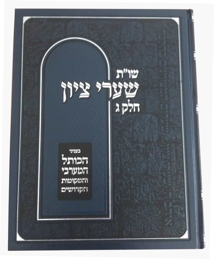שו"ת שערי ציון - חלק ג