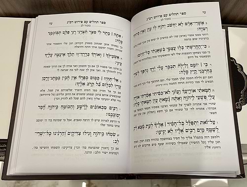 תהלים עם פירוש רס