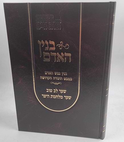 בנין האדם - בנין נפש האדם במבט התורה הקדושה / ר' משה אהרון שוחטוביץ