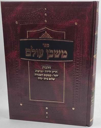 משכן עולם - הלכות הריון ולידה, יחוד, צניעות, במקום העבודה, שלום בית, נידה