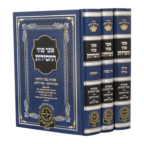 סט אוצר פניני החסידות ברית בר מצוה נשואין 3 כר'