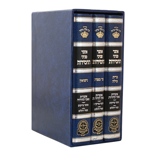 סט אוצר פניני החסידות ברית בר מצוה נשואין 3 כר'