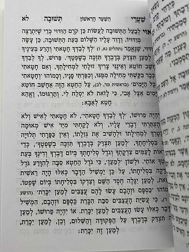 שערי תשובה מנוקד - לרבינו יונה גירונדי זיע