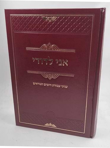 אני לדודי - עניני עבודת הימים הנוראים / רבי שריה דבליצקי זצ