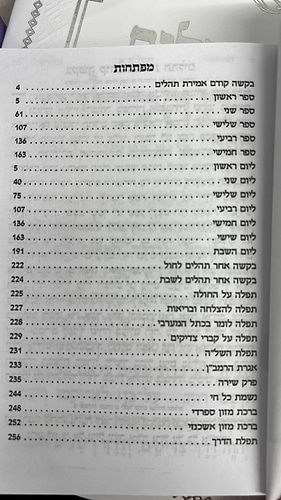 ספר תהילים עם פרק שירה נשמת כל חי וברכת המזון / פורמט כיס