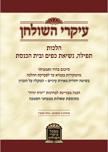עיקרי השולחן תפילה