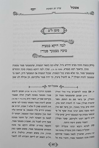 אשכול יוסף - על המועדים / ר' יוסף חי סימן טוב