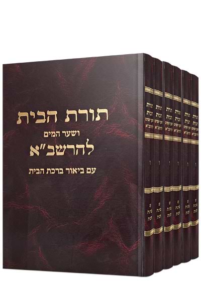 תורת הבית להרשב"א ו